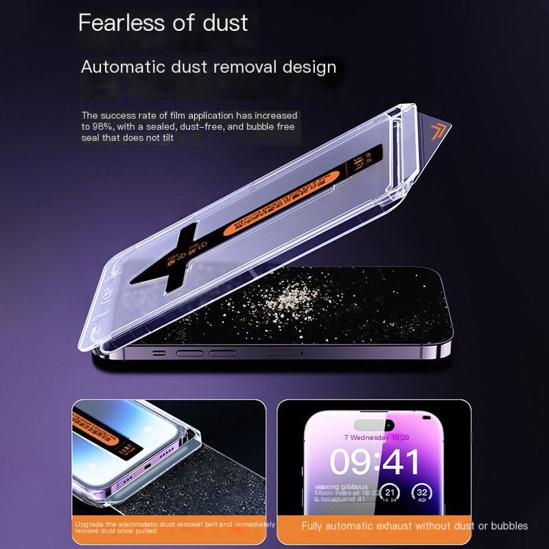Thumbnail: Tempered Glass Privacy Screen Protector for iPhone 15 Pro Max