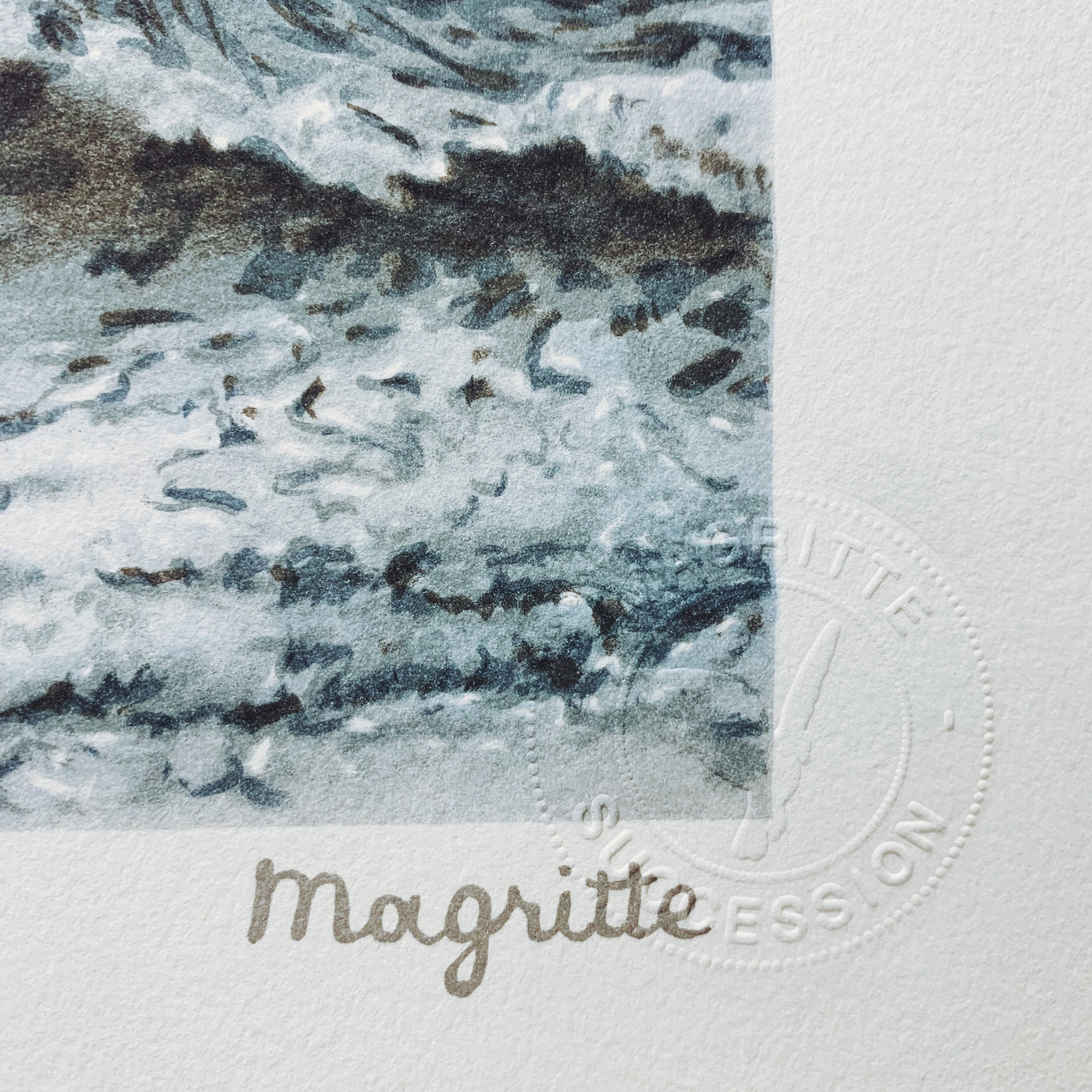 René MAGRITTE Le Château des Pyrénées (The Castle of the Pyrenees)