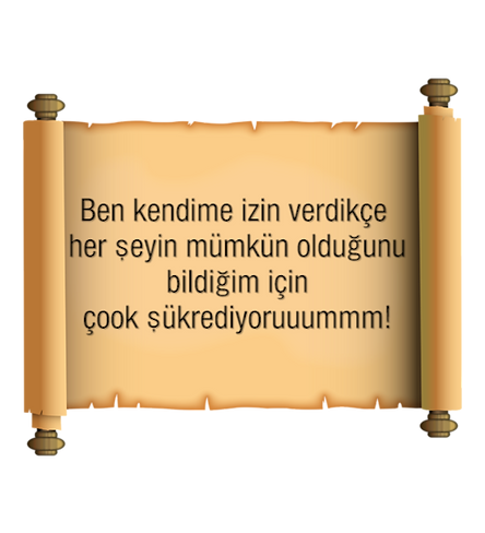 Şükrediyorum!!