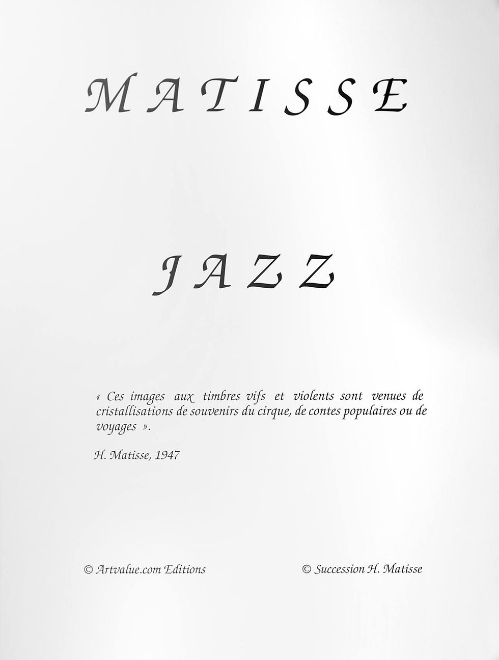 Thumbnail: Portfolio 20 Lithographs "Jazz"