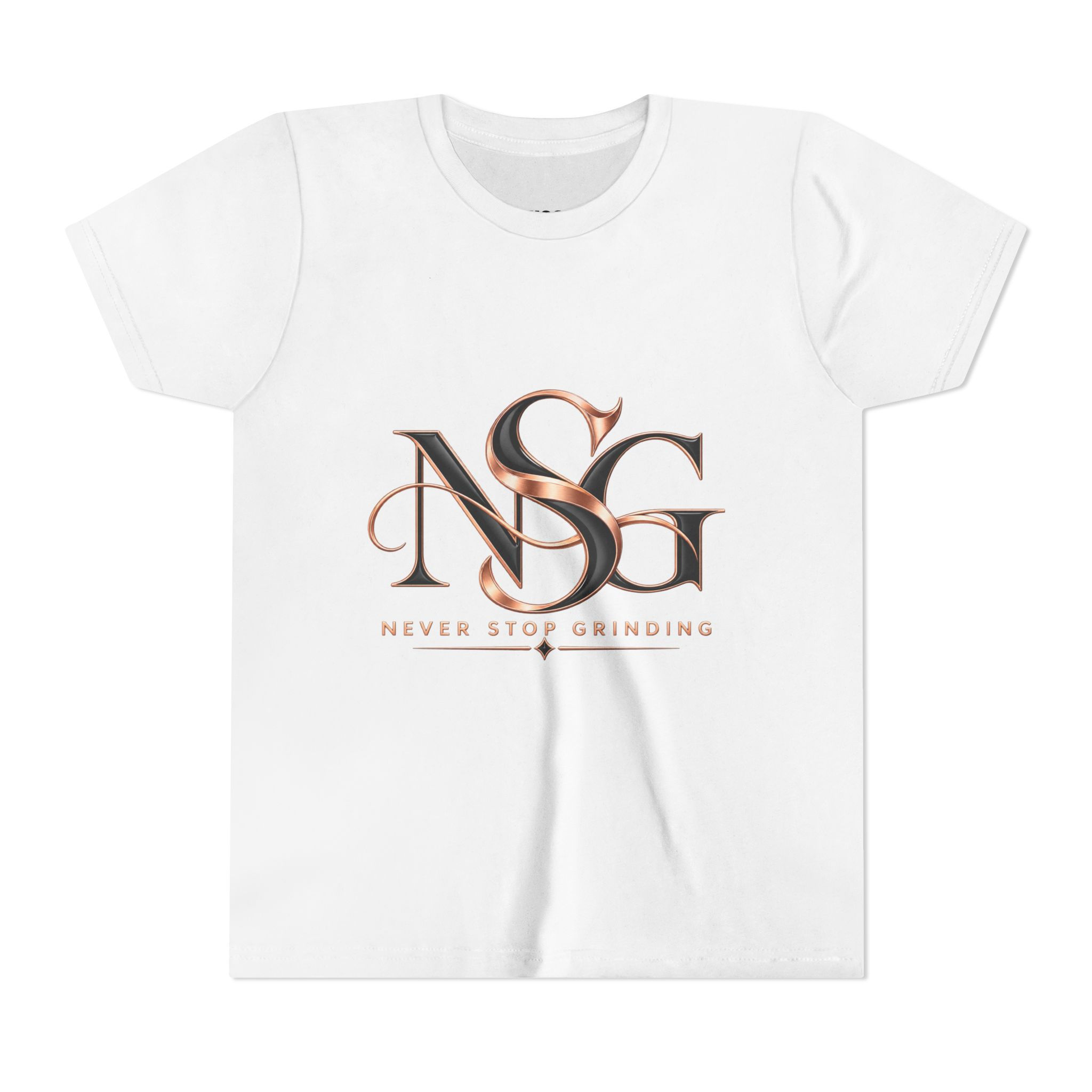 NSG "Never Stop Grinding" Youth Tee — Motivational Graphic Shirt