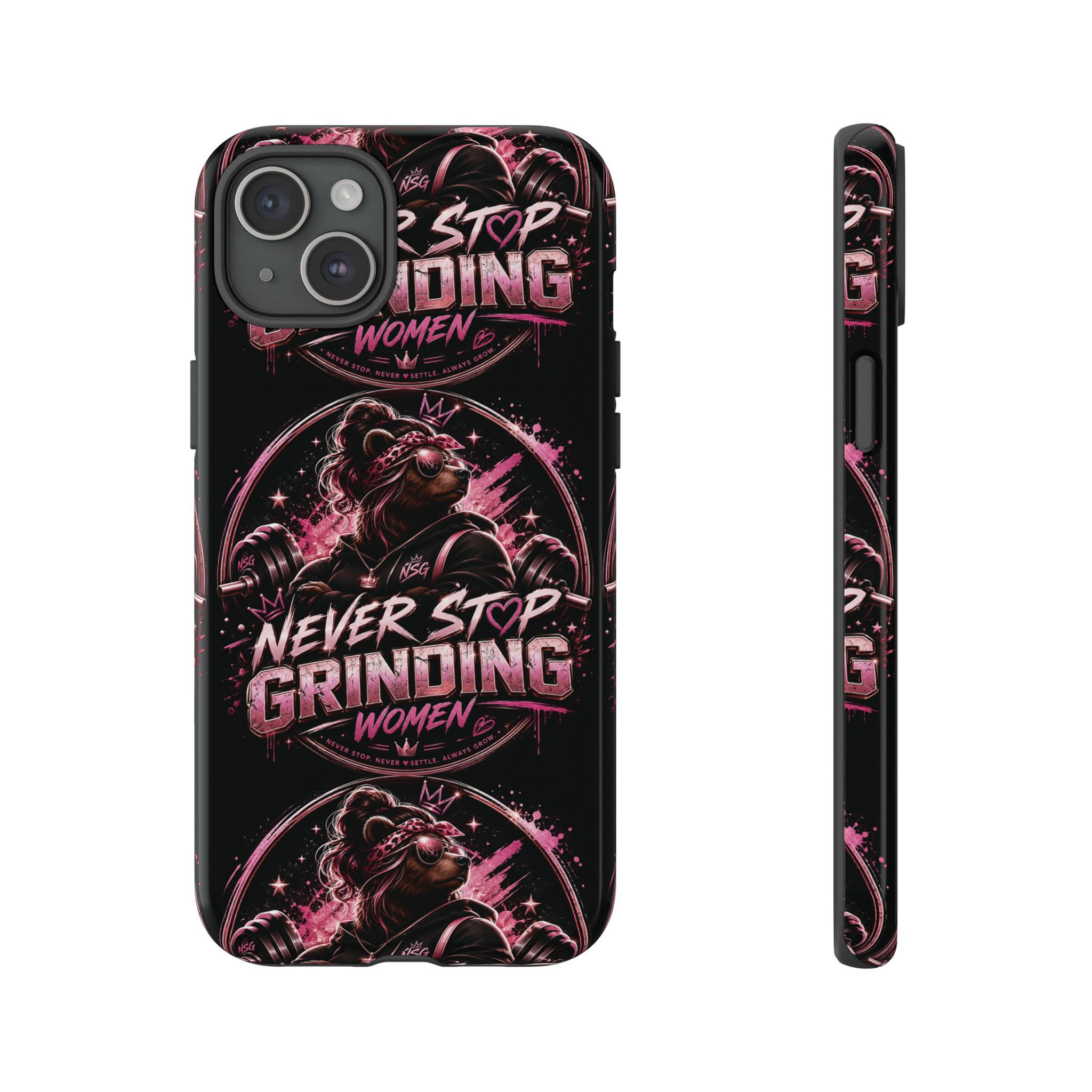 NSG Women Phone Case Motivational Tough Case for Female Hustlers