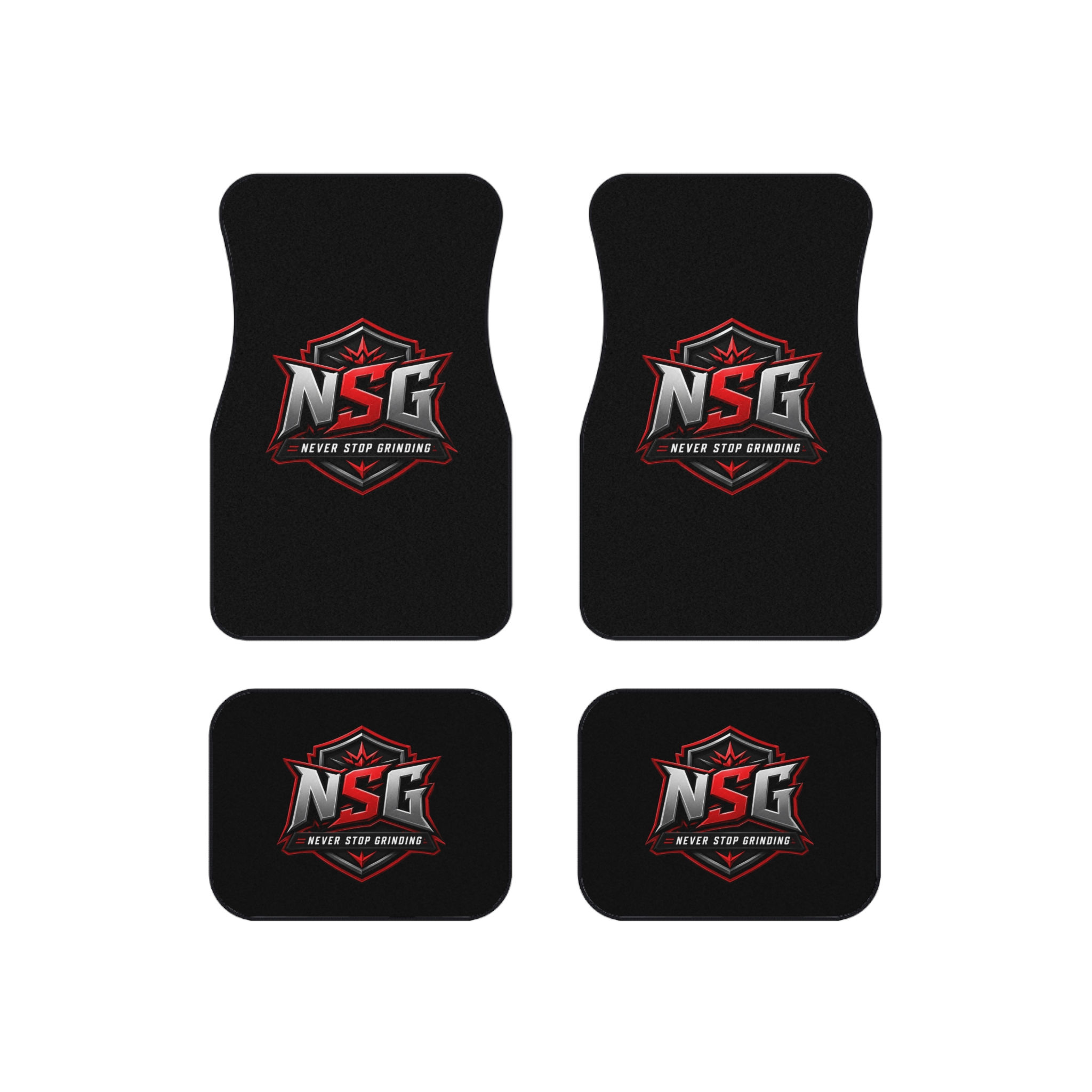 Car Mats — NSG Gaming Logo Floor Mat Set (4-Pack)