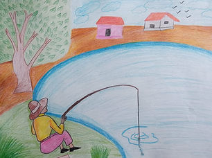 Fishing by the House
