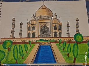 Taj Mahal Painting