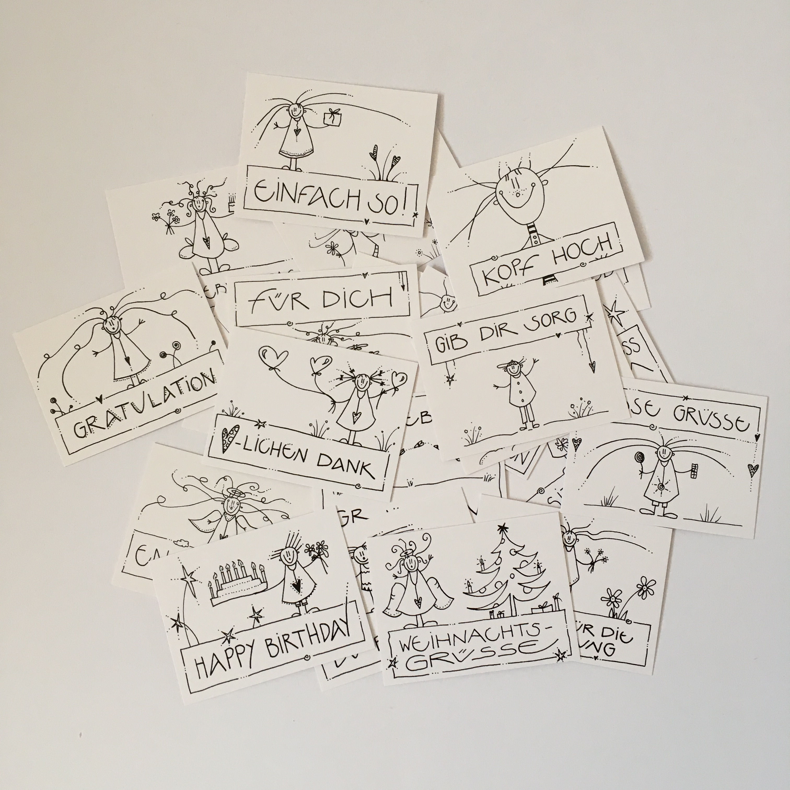 Set Minikarten von leben-dig