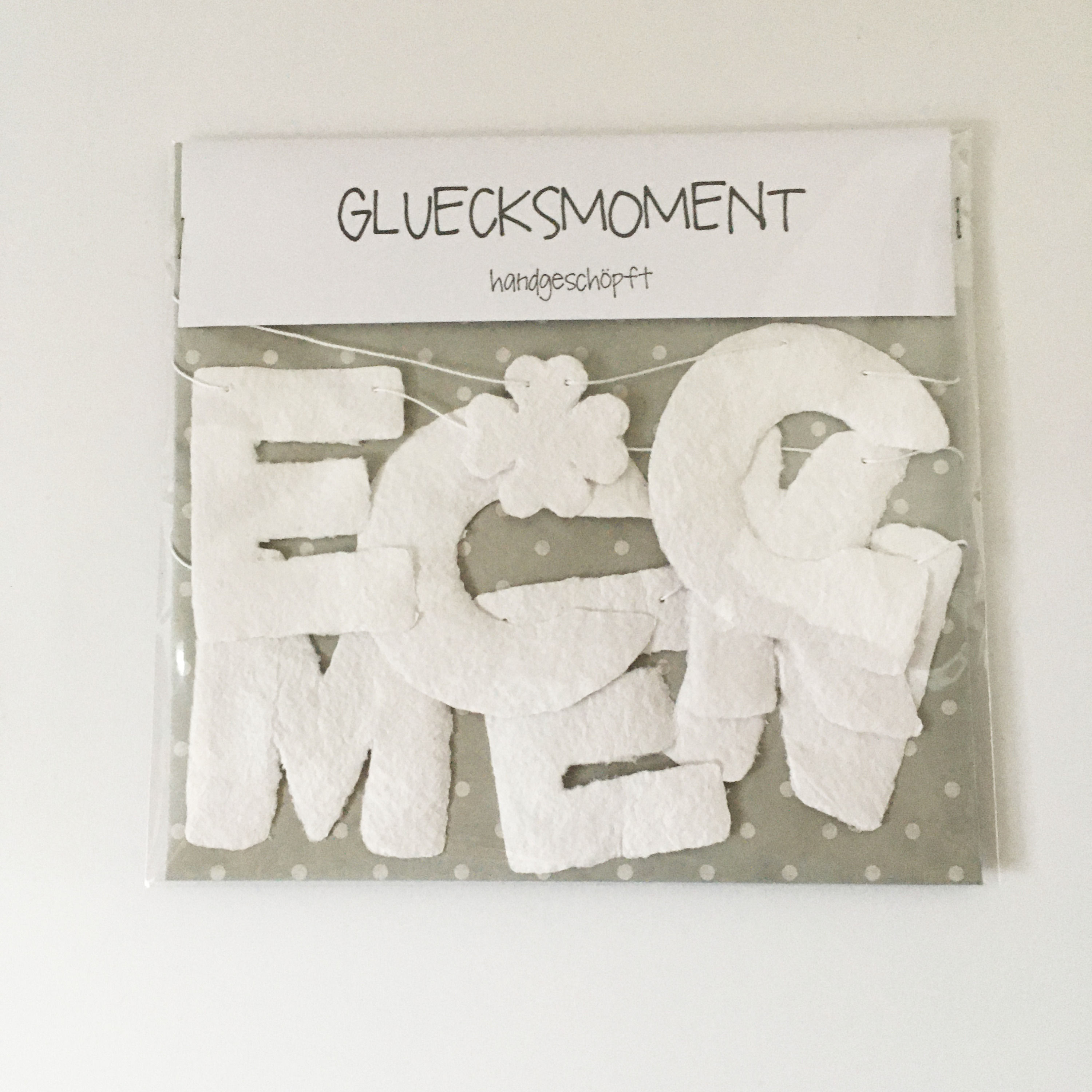 Girlande Glücksmoment