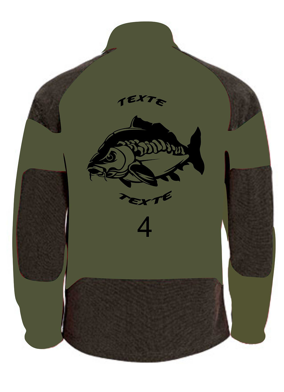 Miniature : Veste softshell CALEDONIA motif pêche divers