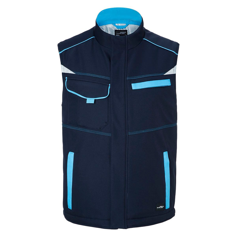 Miniature : Bodywarmer workwear softshell matelassé
