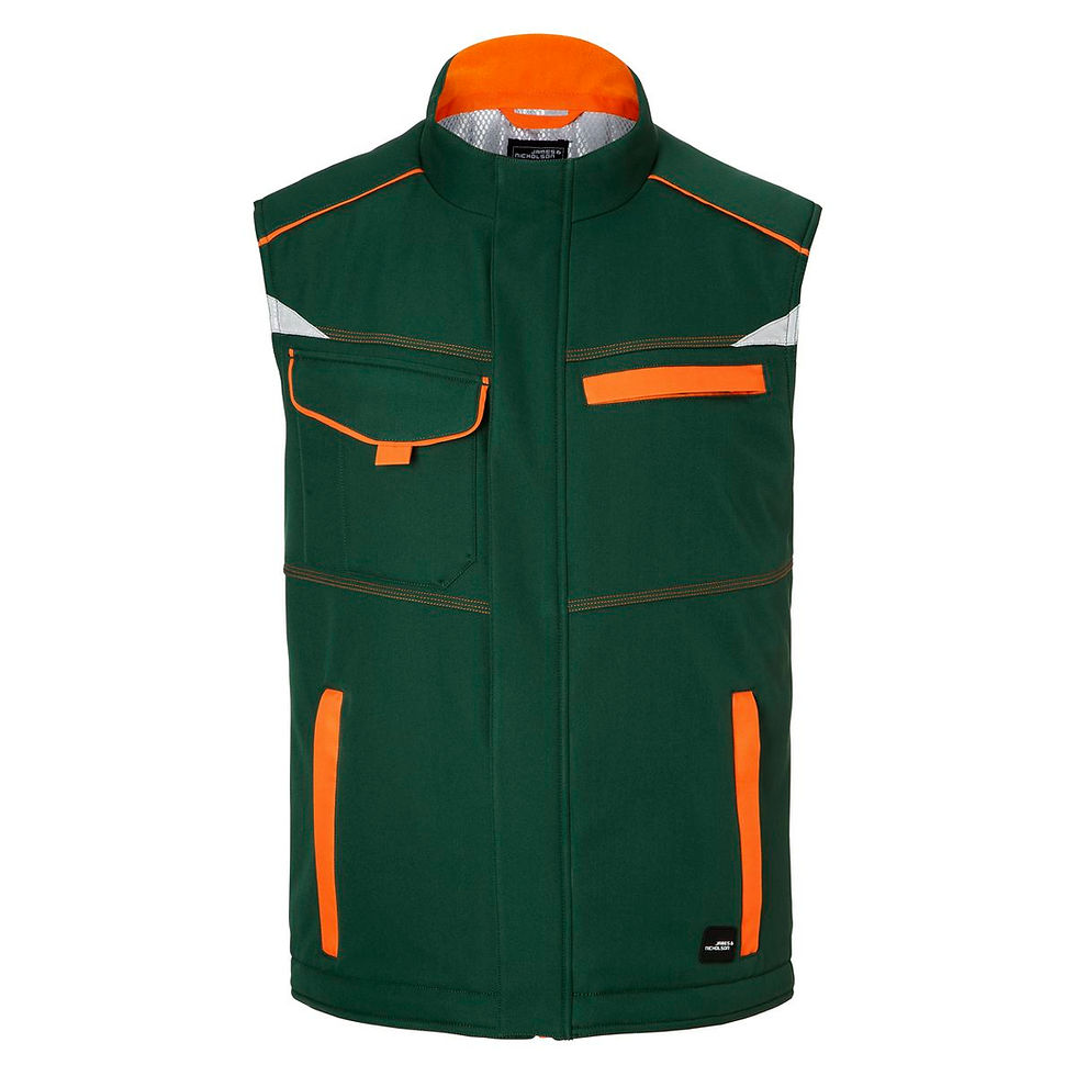 Miniature : Bodywarmer workwear softshell matelassé
