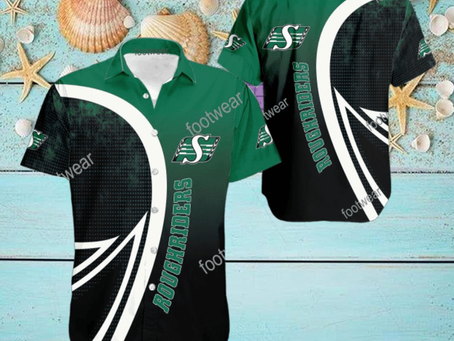 Saskatchewan Roughriders 3D Hawaiian Shirt For Men Gifts New Trending Shirts Beach Holiday Summer