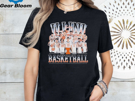 Illinois Fighting Illini men’s basketball 2023 2024 team shirt