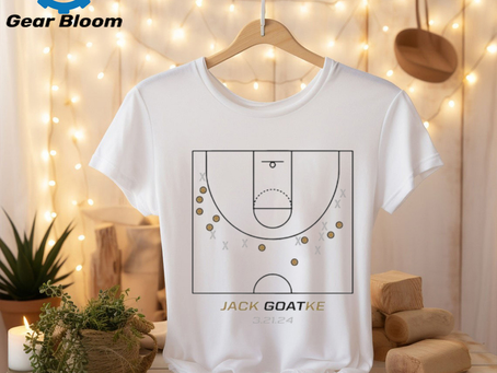 Oakland Golden Grizzlies Jack Goatke 3.21.24 from three shirt