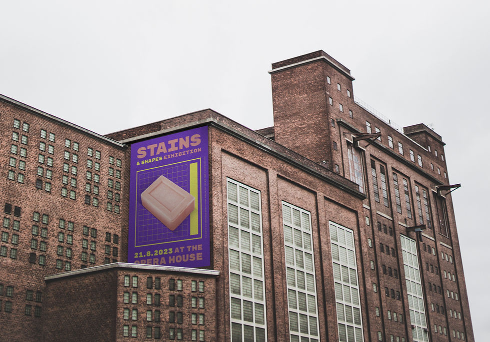 Advertising on a Building