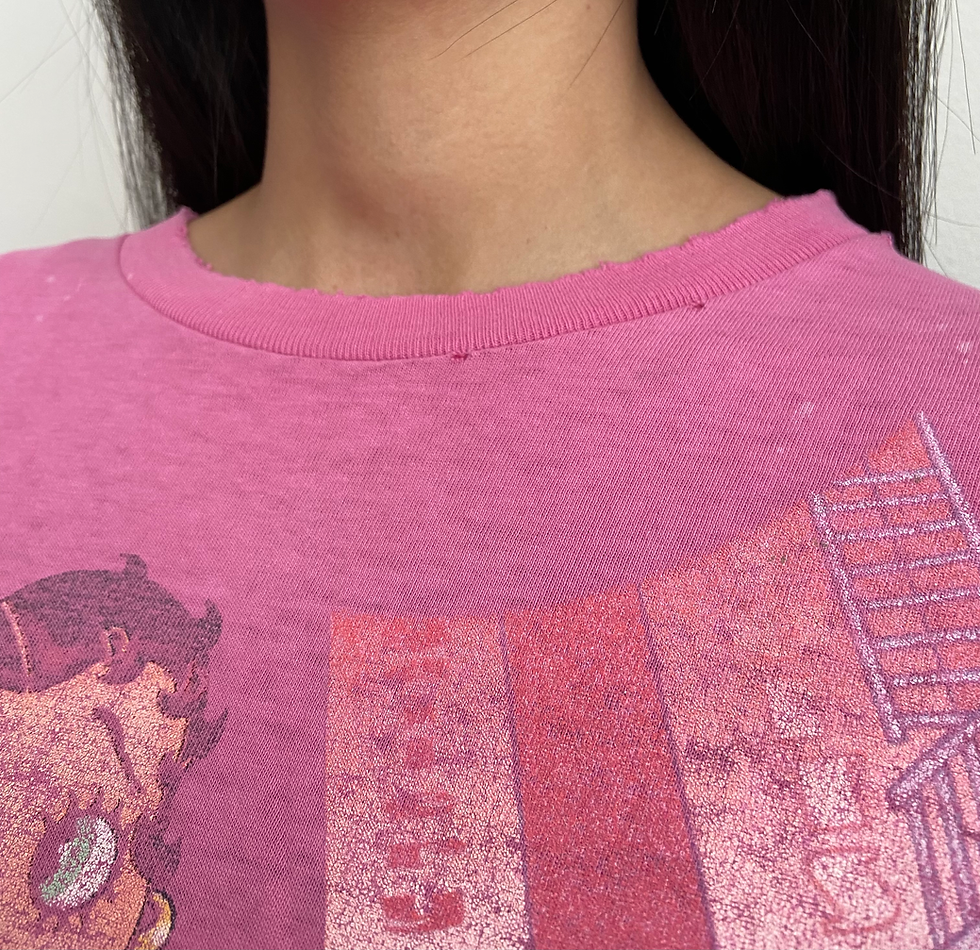 Thumbnail: Vintage Betty Boop 2000s Graphics Pink Tee Shirt