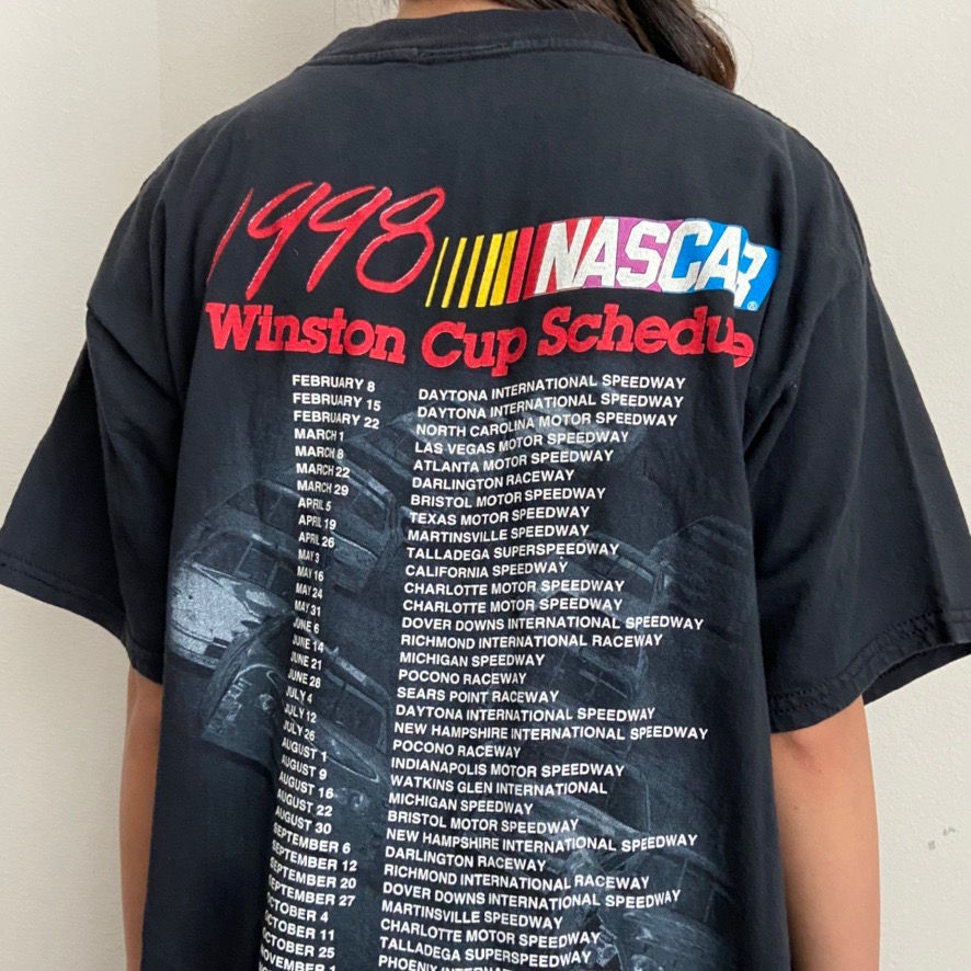 Thumbnail: Vintage Nascar 'Rolling Tour' 1998 Graphics Tee Shirt
