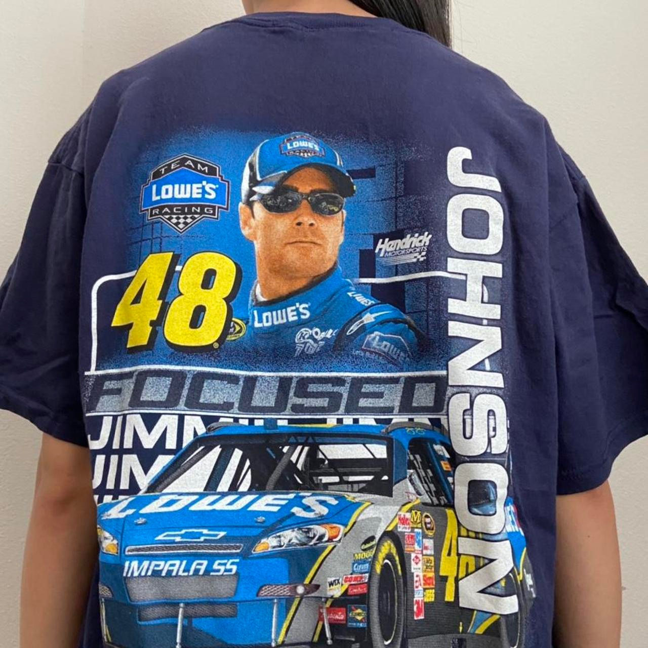 Vintage Jimmie Johnson Nascar Graphics Tee Shirt