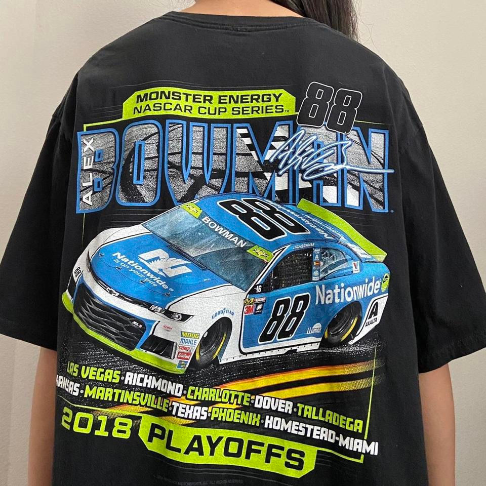 Alex Bowman Motorsport Nascar Graphics Black Tee Shirt