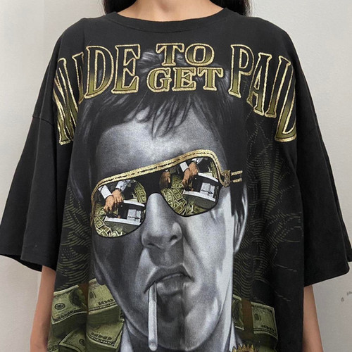 Vintage Scarface Movie 2000s Graphics Black Tee Shirt Kaisers Closet