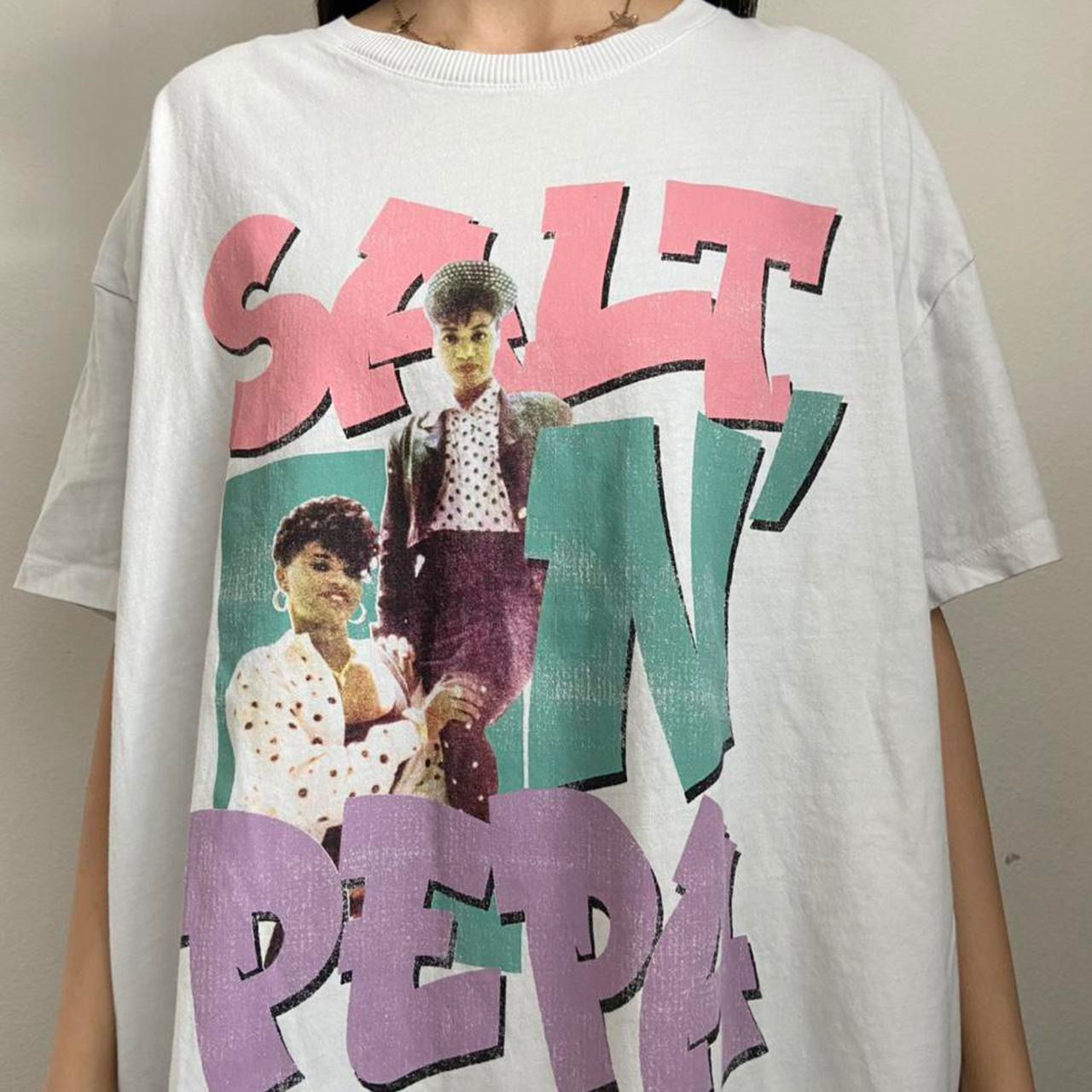 Salt N Peppa Rap Tee Graphics White Shirt