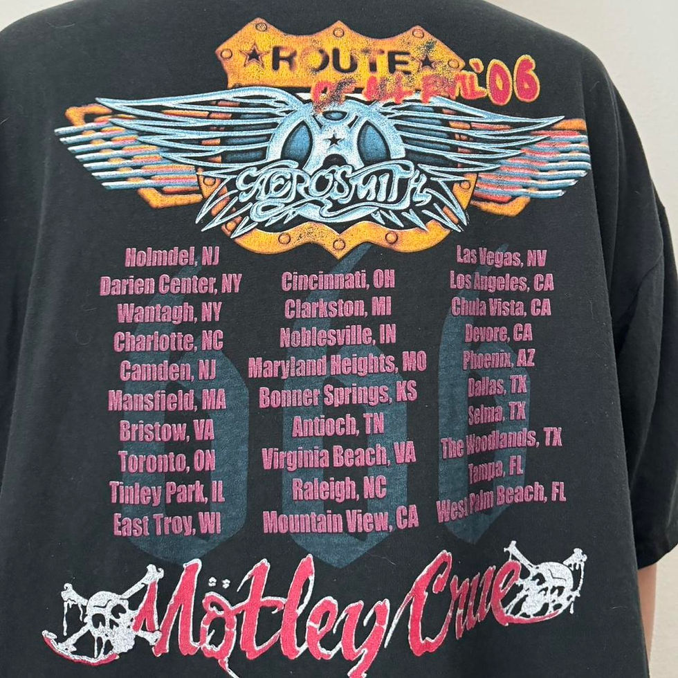 Thumbnail: Vintage Route of All Evil 2006 Tour Graphics Black Tee Shirt
