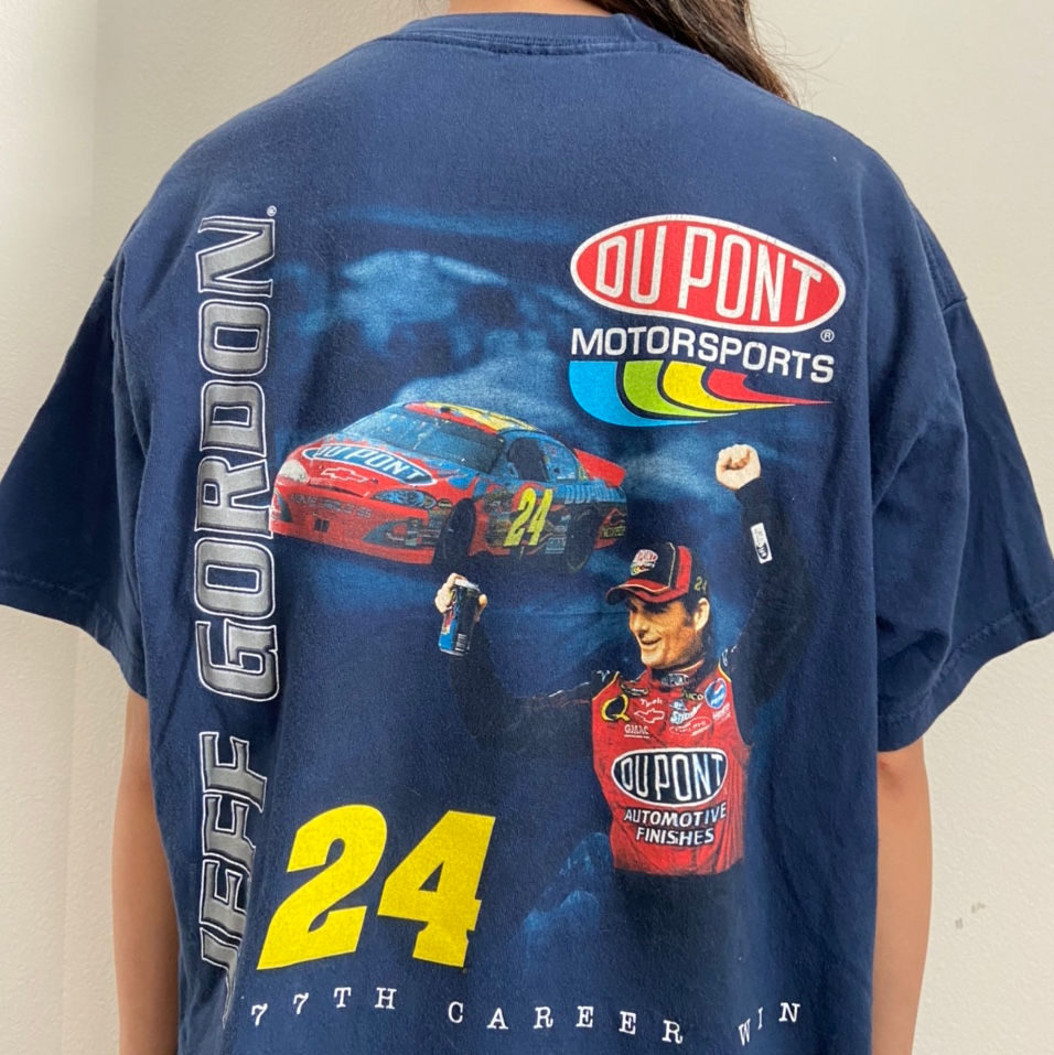 Vintage Jeff Gordon Nascar Graphics Tee Shirt
