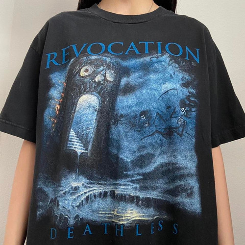 Vintage Revocation 2000s Band Graphics Black Tee Shirt | Kaisers Closet