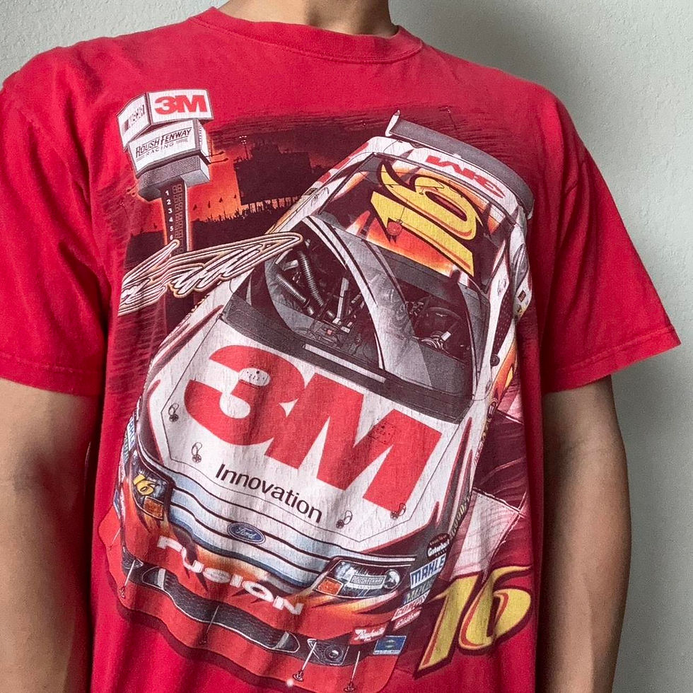 Thumbnail: Vintage Greg Biffle 2000s Nascar Graphics Red Tee Shirt