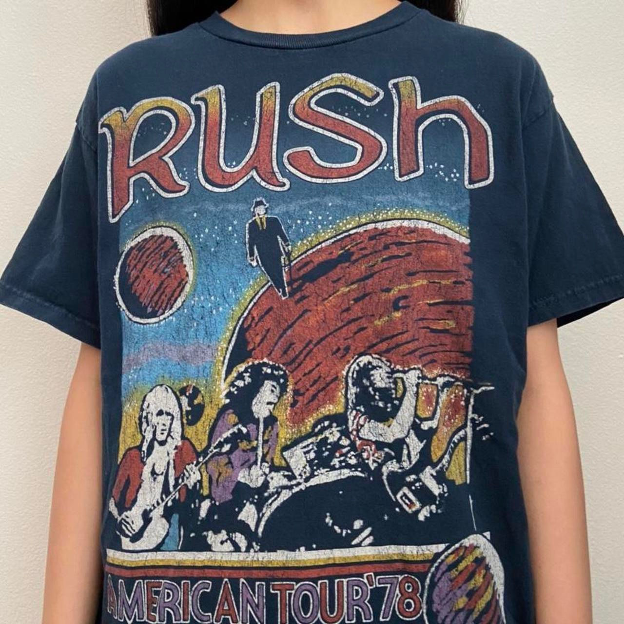 Vintage Rush 2000s Band Graphics Tee Shirt