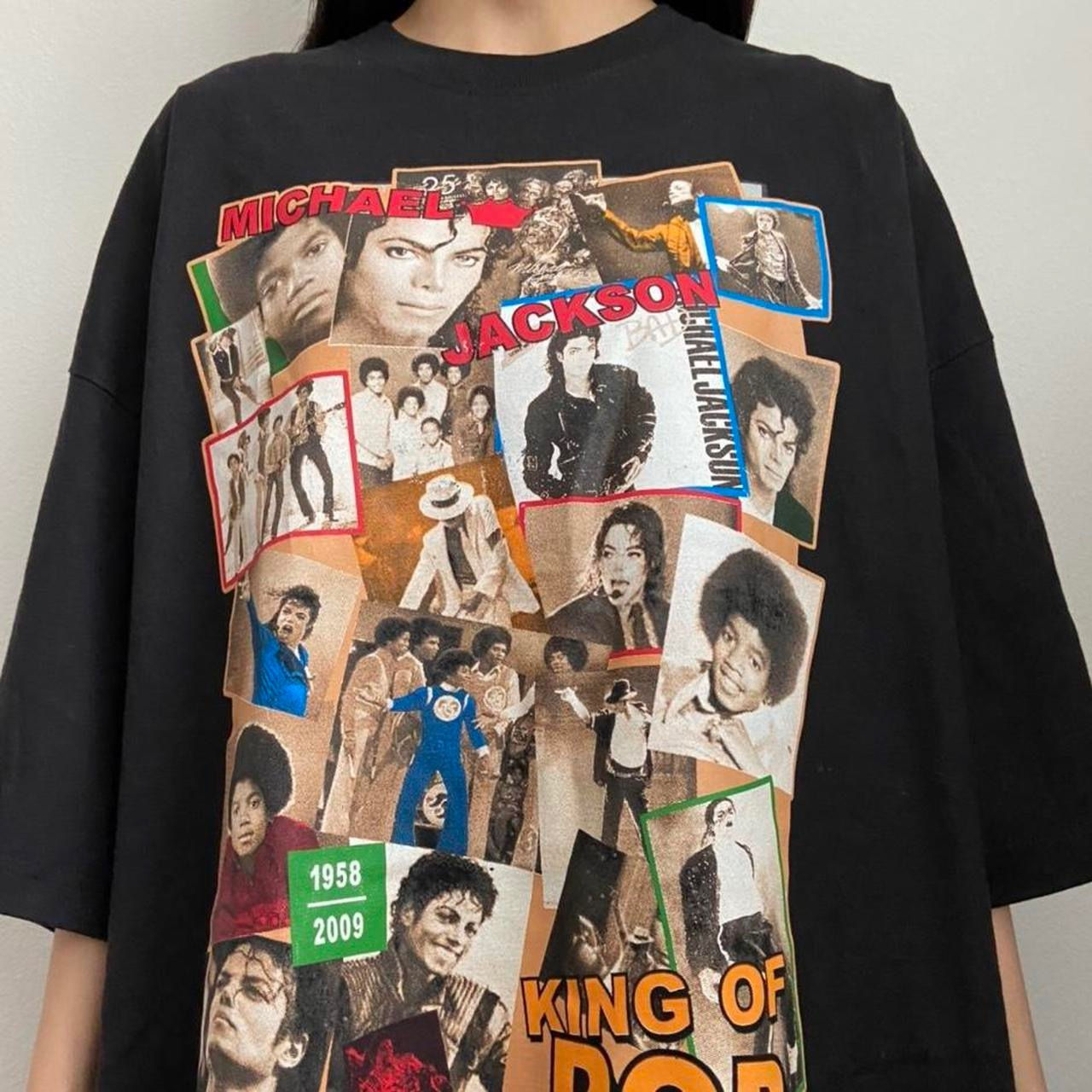 Michael Jackson Band Graphics Black Tee Shirt