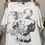 Thumbnail: Vintage 1990s Tupac Shakur Bezzled Rap Tee Graphics White Tee Shirt