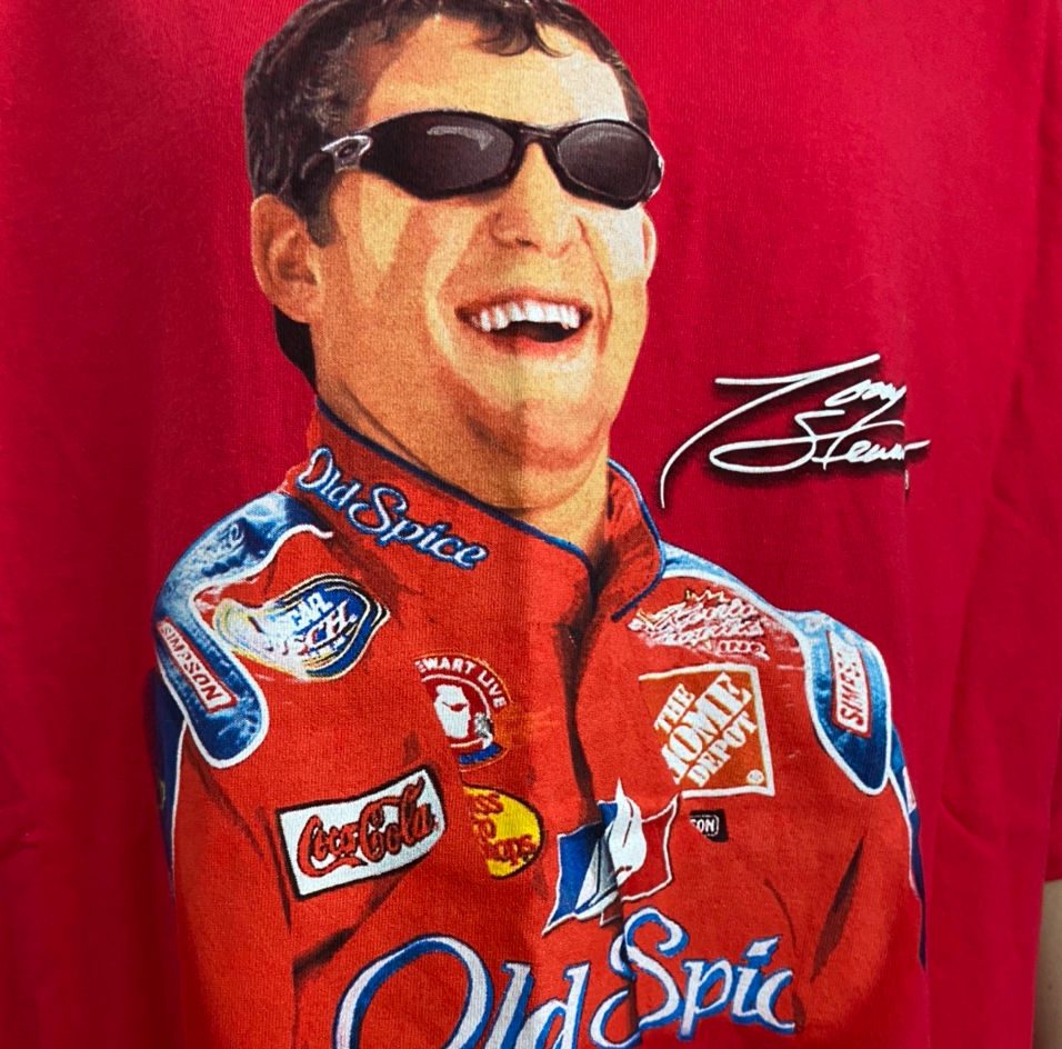Thumbnail: Vintage Old Spice Nascar Graphics Tee Shirt