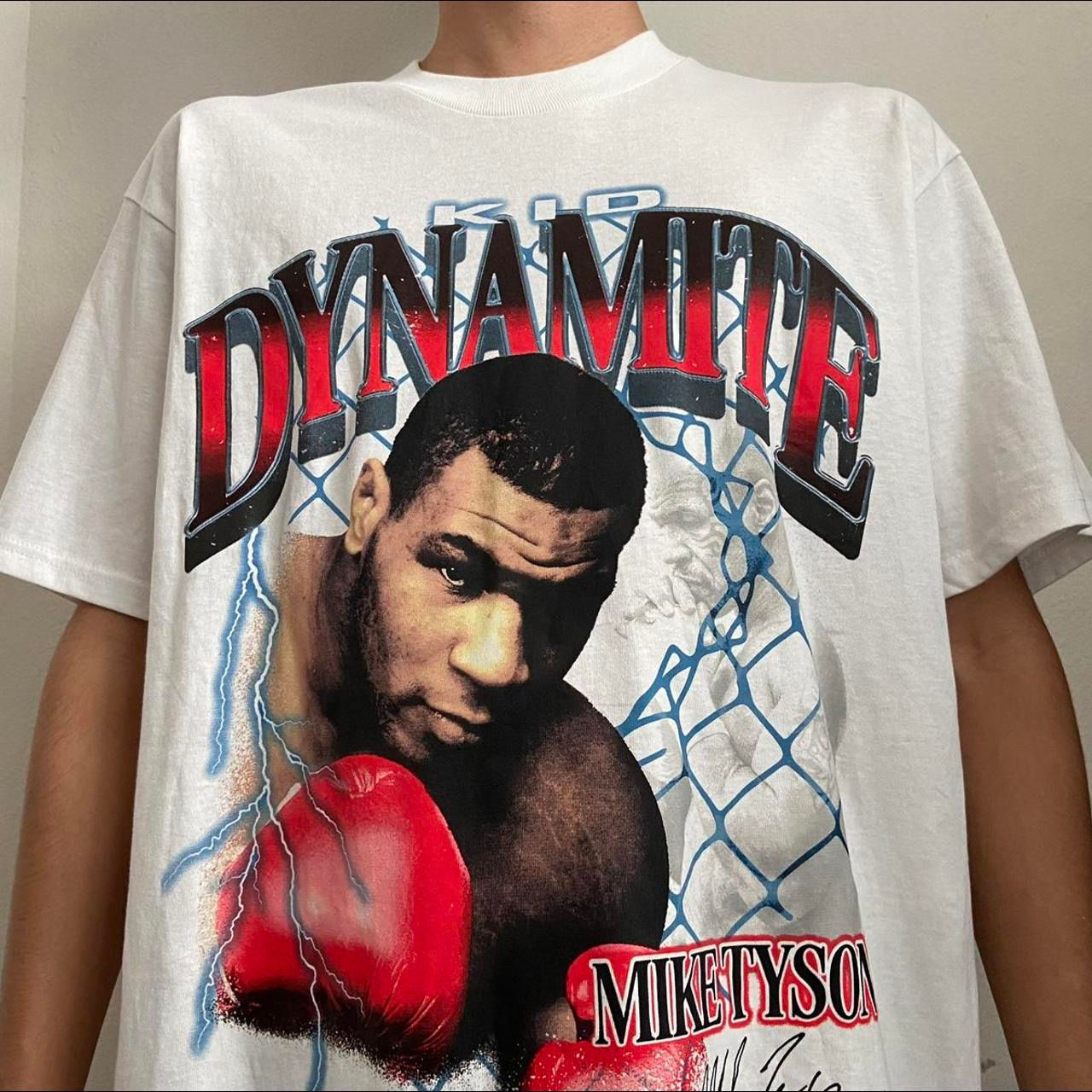 Mike Tyson Rap Tee Graphics White Tee Shirt