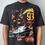 Thumbnail: Street Heat Homme Racing Graphics Black Tee Shirt