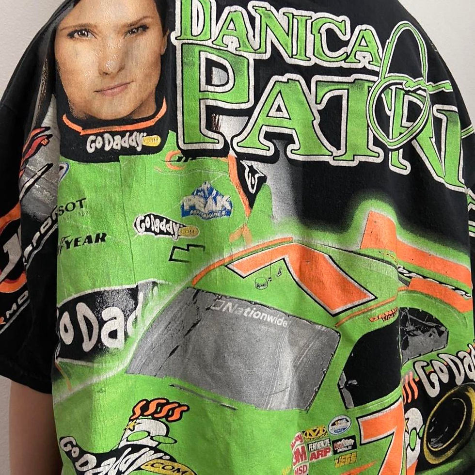 Thumbnail: Vintage Danica Patrick Nascar Graphics Black Tee Shirt