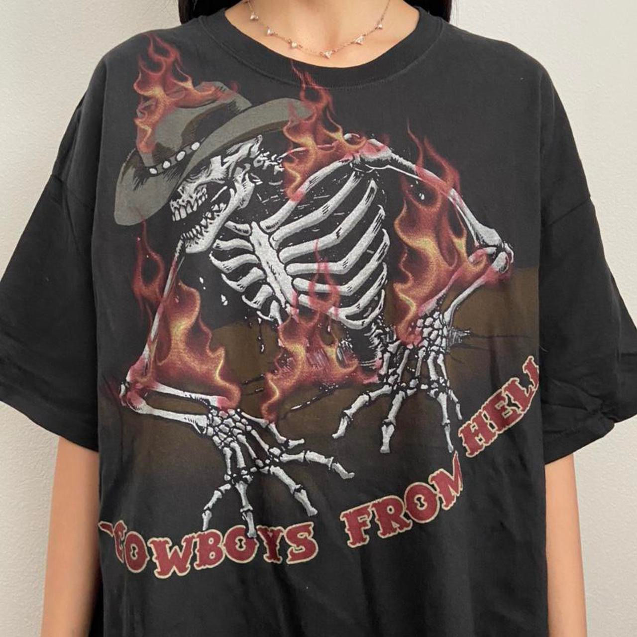 Vintage Pantera Band Graphics Black Tee Shirt