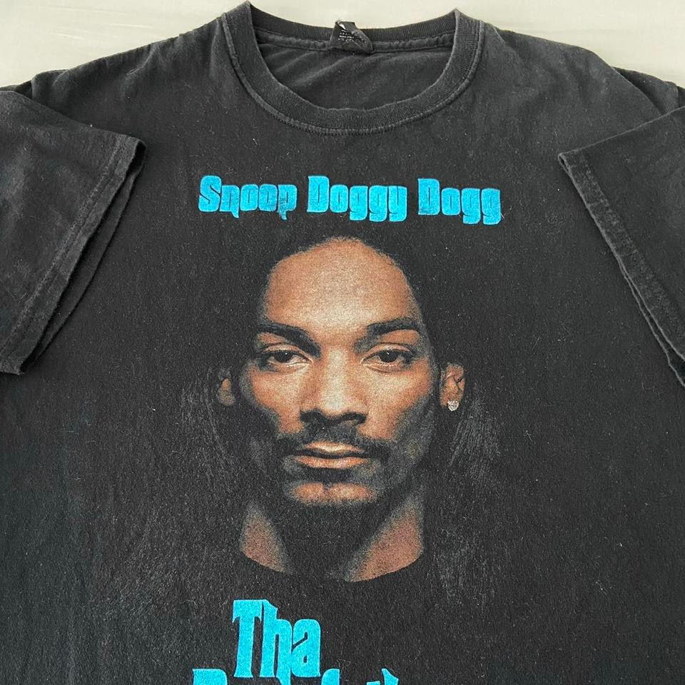 Vintage Snoop Dogg Rap Tee Graphics Black Shirt Kaisers Closet