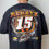 Thumbnail: Vintage 2000s Donny Schatz Racing All Over Print Graphics Black Tee Shirt