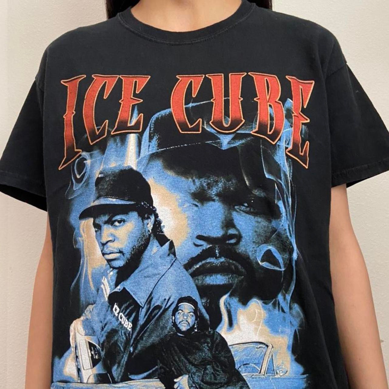 Ice Cube Rap Tee Graphics Black Shirt