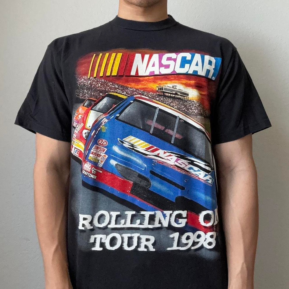 Thumbnail: Vintage 1998 Nascar Winston Cup Series Graphics Black Tee Shirt