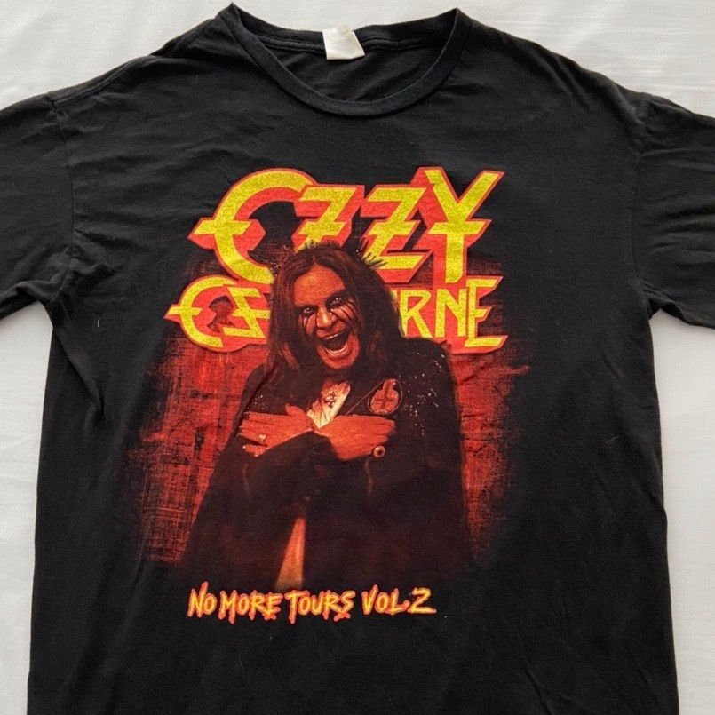 Vintage Ozzy Ozbourne Band Graphics Tee Shirt