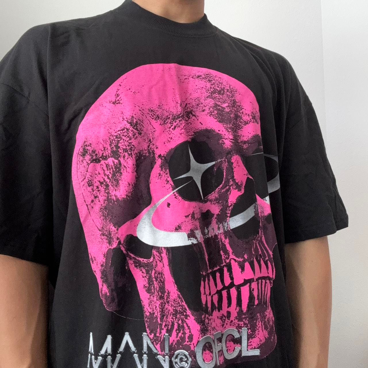 Official Homme Skull Club Exclusive Graphics Black Tee Shirt