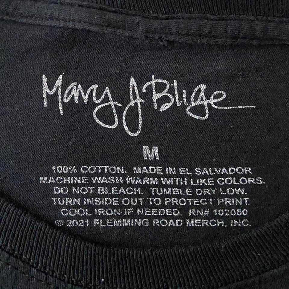 Thumbnail: Mary Blige Rap Tee Graphics Black Shirt