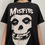 Thumbnail: Misfits Band Graphics Black Tee Shirt