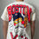 Thumbnail: Garfield Sports Boston Red Sox Graphics White Tee Shirt