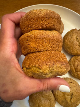 Allergen Friendly Low Sugar Banana Corn Muffins 