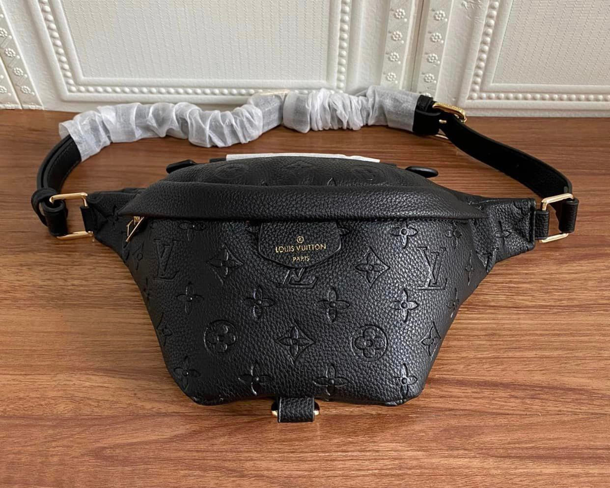 Imprinted Soft Leather Waist Bag