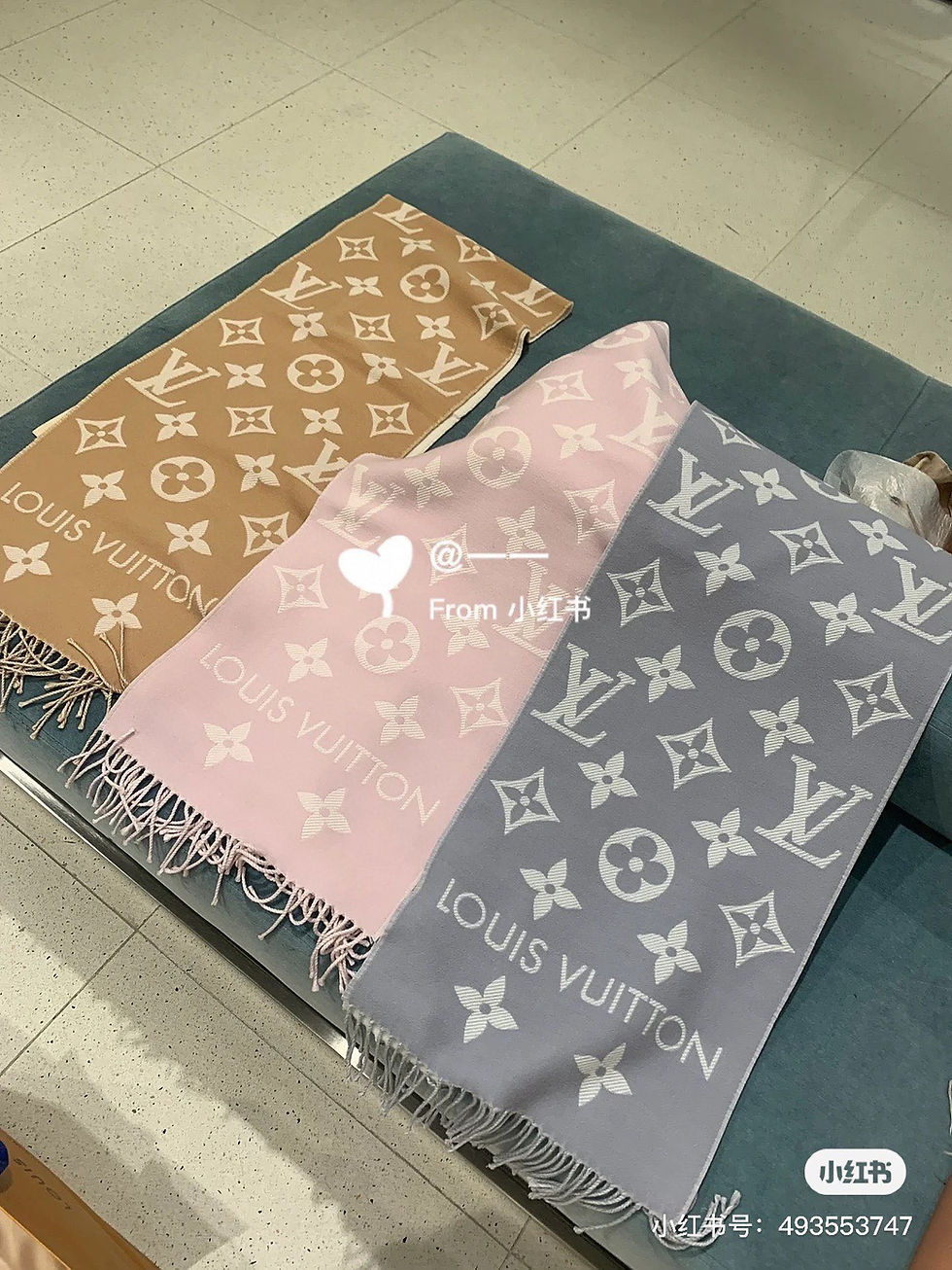 Thumbnail: Designer Cashmere Flower Scarves