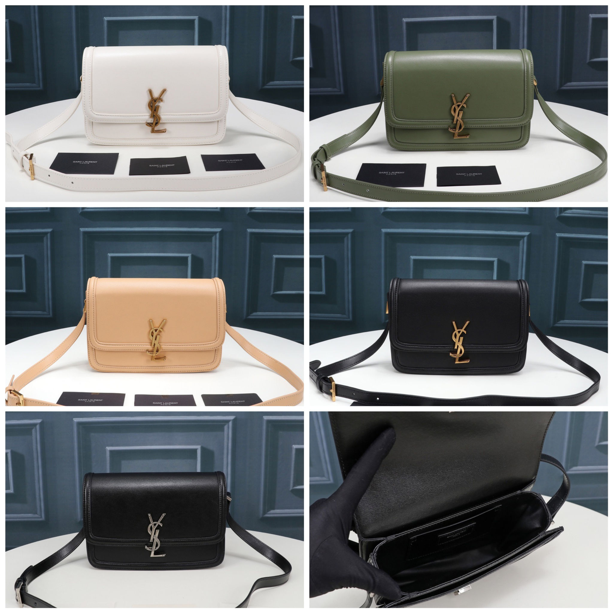 Smooth Leather Crossbody