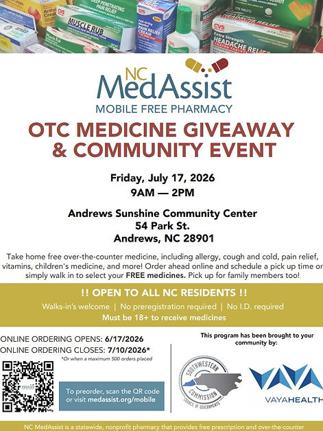 OTC Medicine Giveaway & Community Event